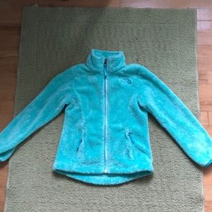 Girls fleece north face jacket